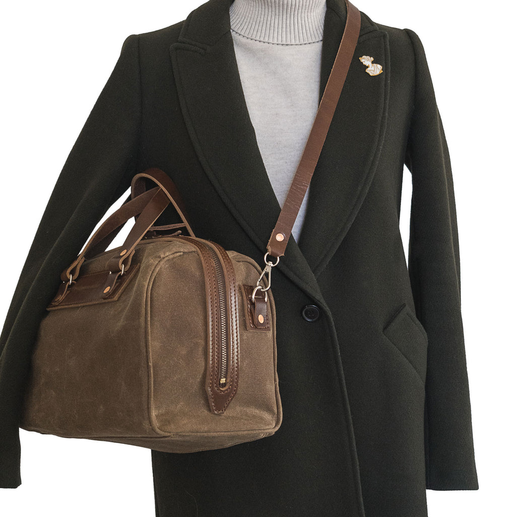 Boston HandBag in Brush Brown