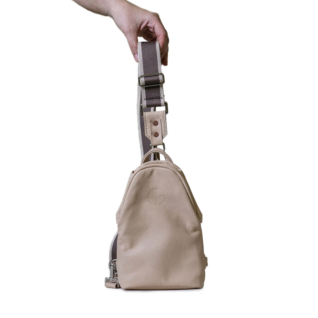 Mini Hayden 20 in Milled Veg Tan Leather