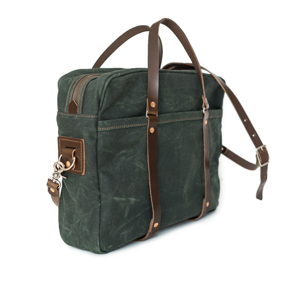 Berhart Briefcase in Deep Forest