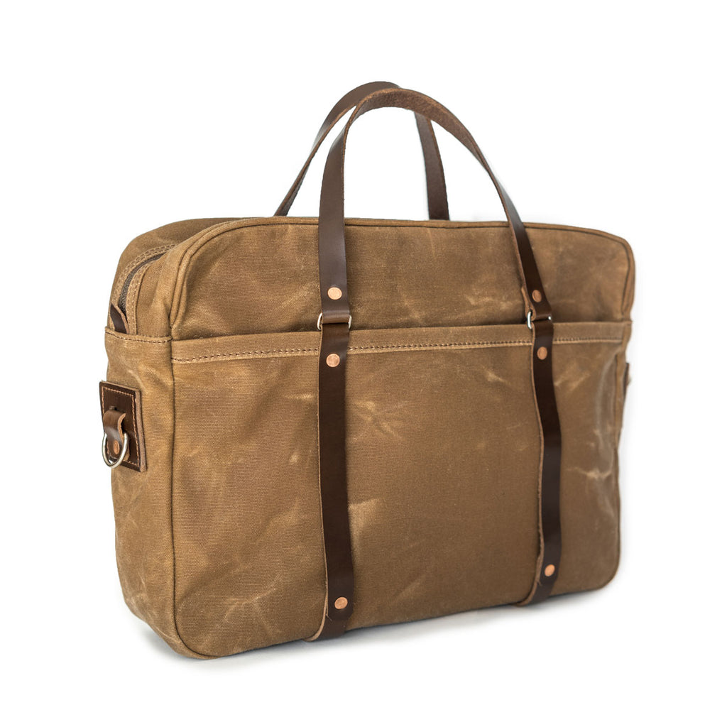 Berhart Briefcase in Brush Brown