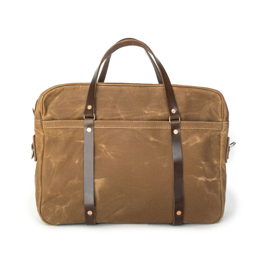 Berhart Briefcase in Brush Brown