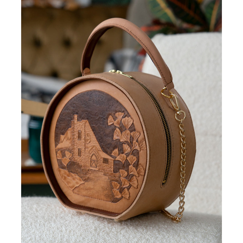 Hand-tooled Cabin Canteen Bag