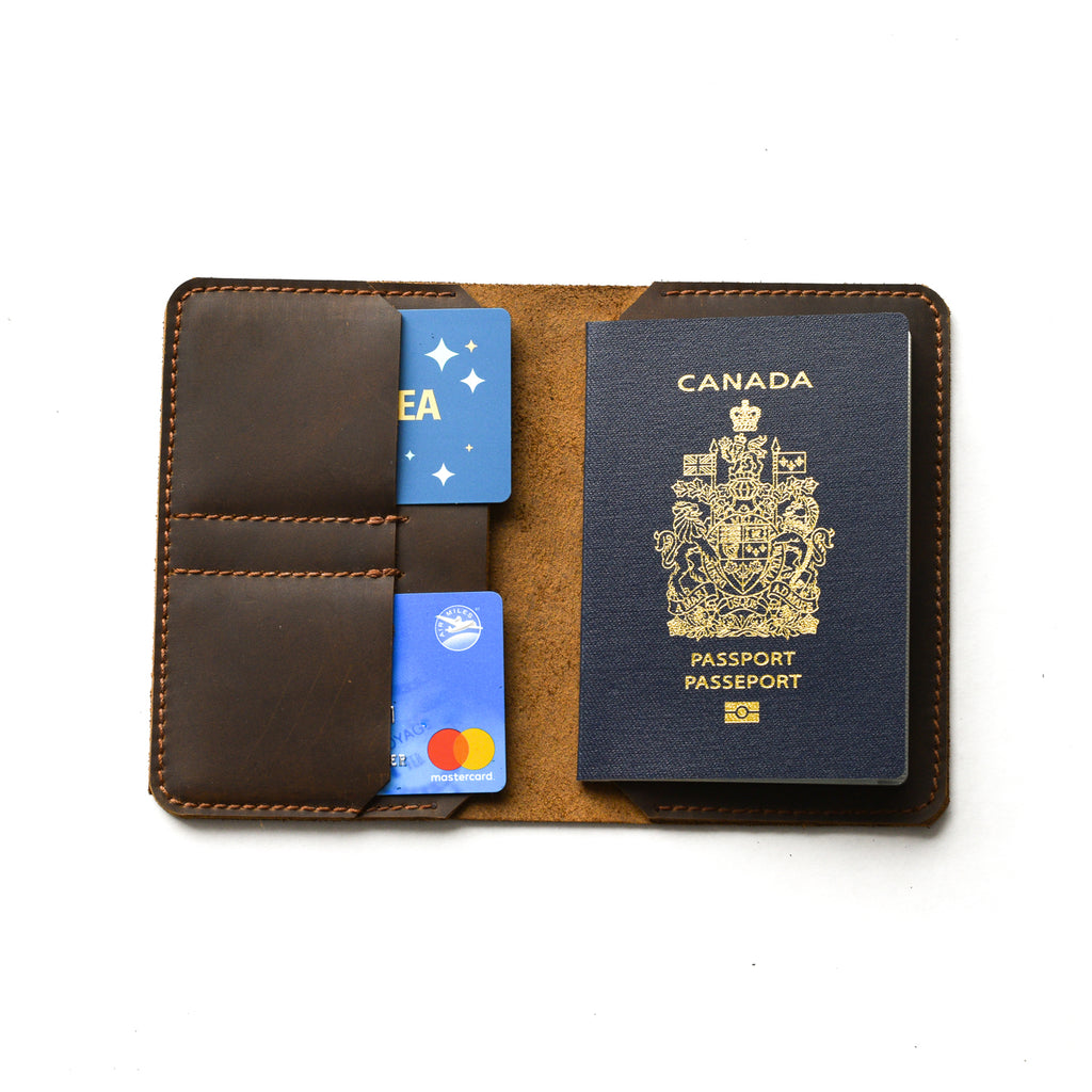 The Passport Cover in Brown