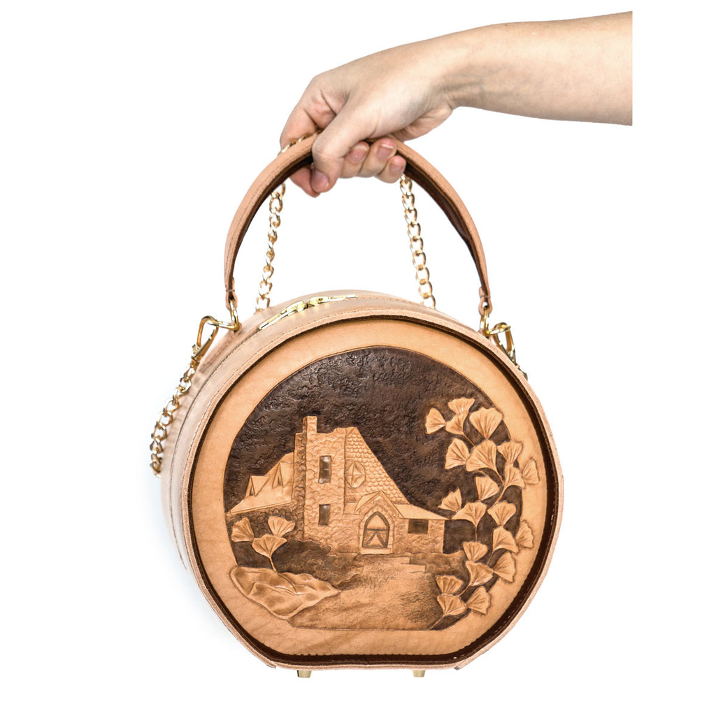 Hand-tooled Cabin Canteen Bag