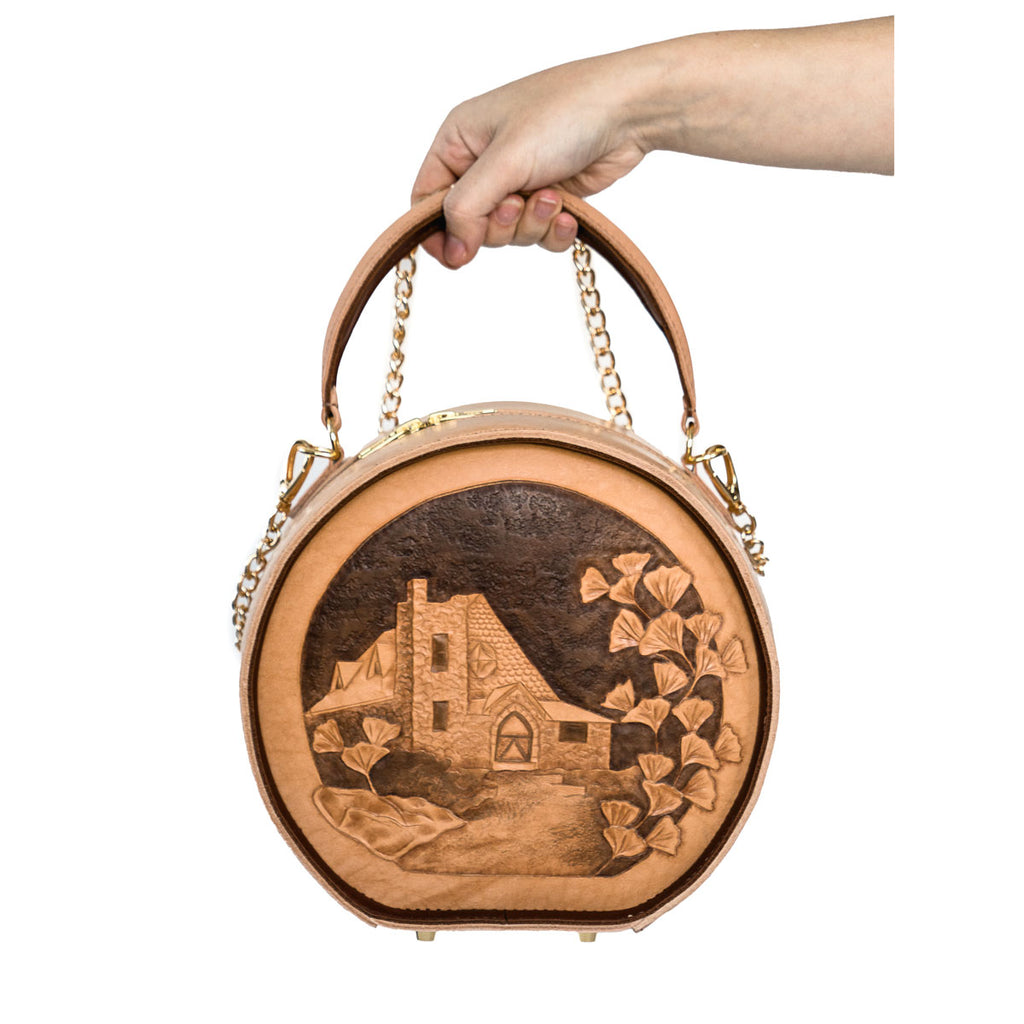 Hand-tooled Cabin Canteen Bag