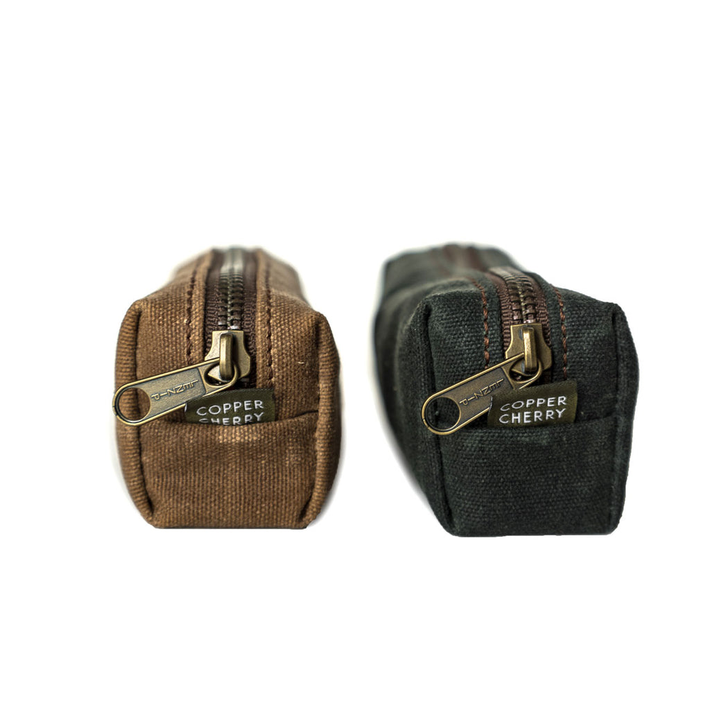 Wax Canvas Pencil Case