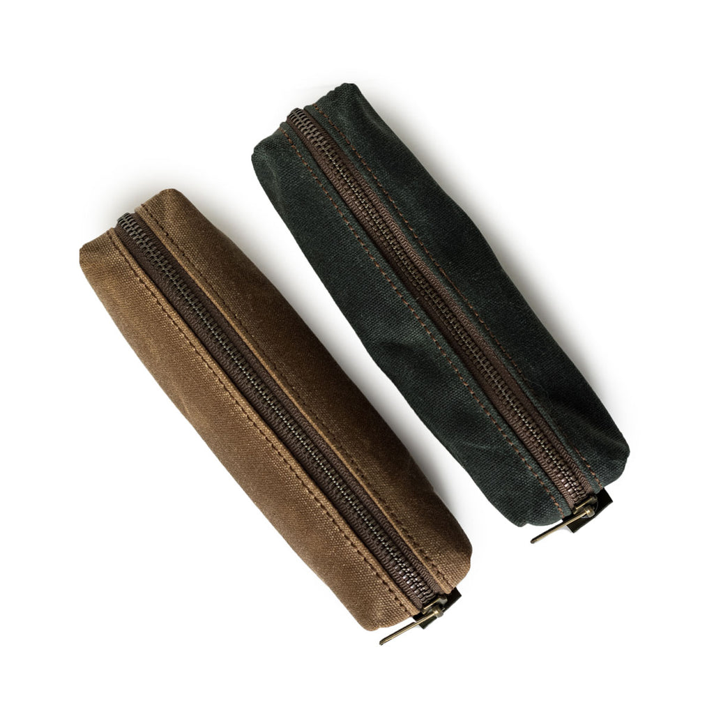 Wax Canvas Pencil Case